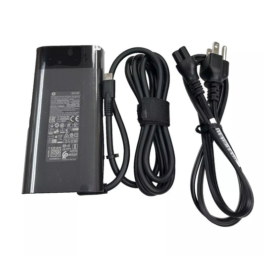 New Original OEM 90W USB C AC Charger For HP ADP-90FE 904082-003 TPN-DA08